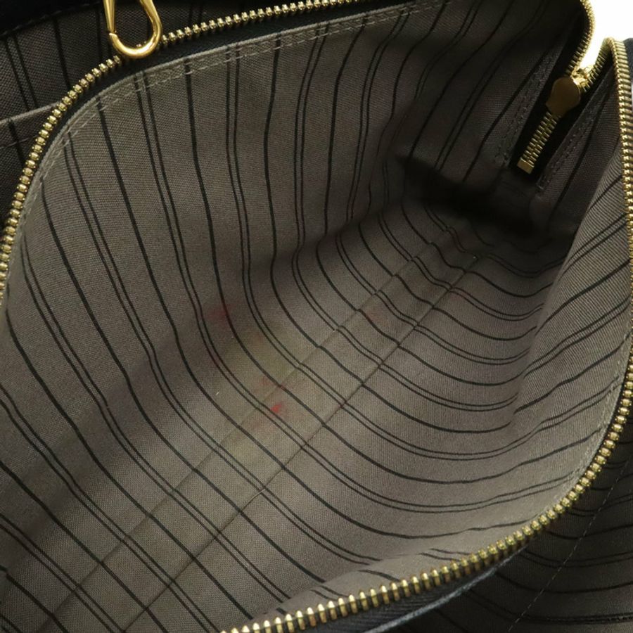 LOUIS VUITTON 路易威登 Monogram Empreinte Montaigne GM 手提包 托特包 單肩黑色 M41069-6