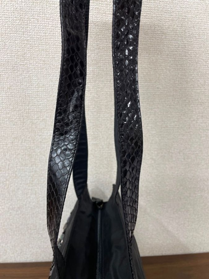Prada 寶石串珠logo托特包-2