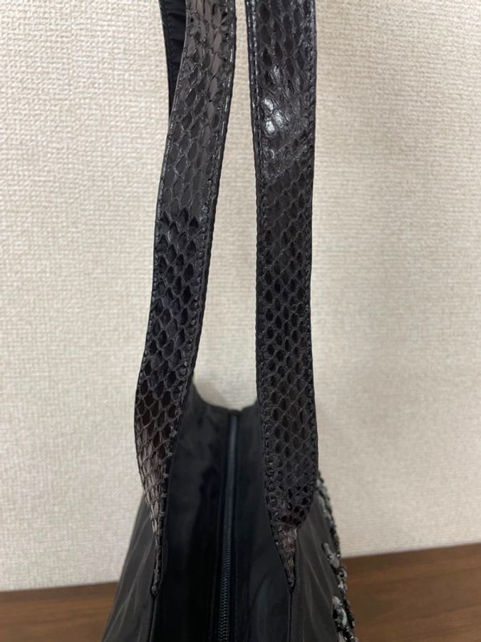 Prada 寶石串珠logo托特包-5