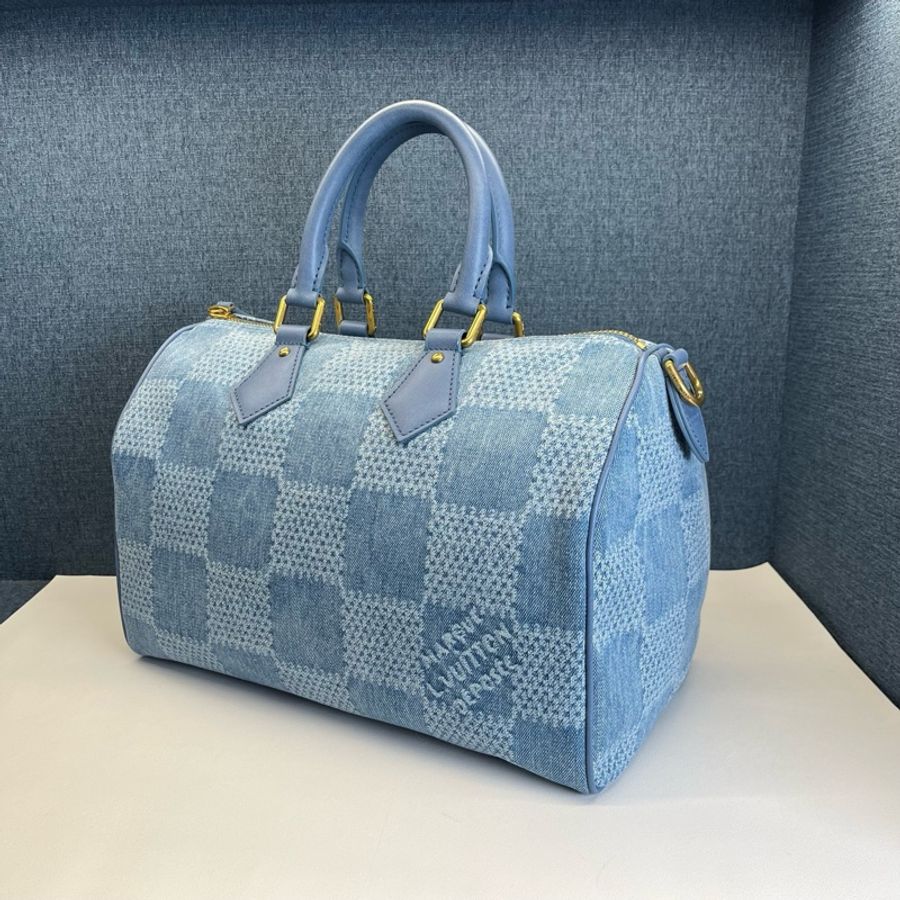 Louis Vuitton路易威登棋盤格speedy30,99新閒置-2