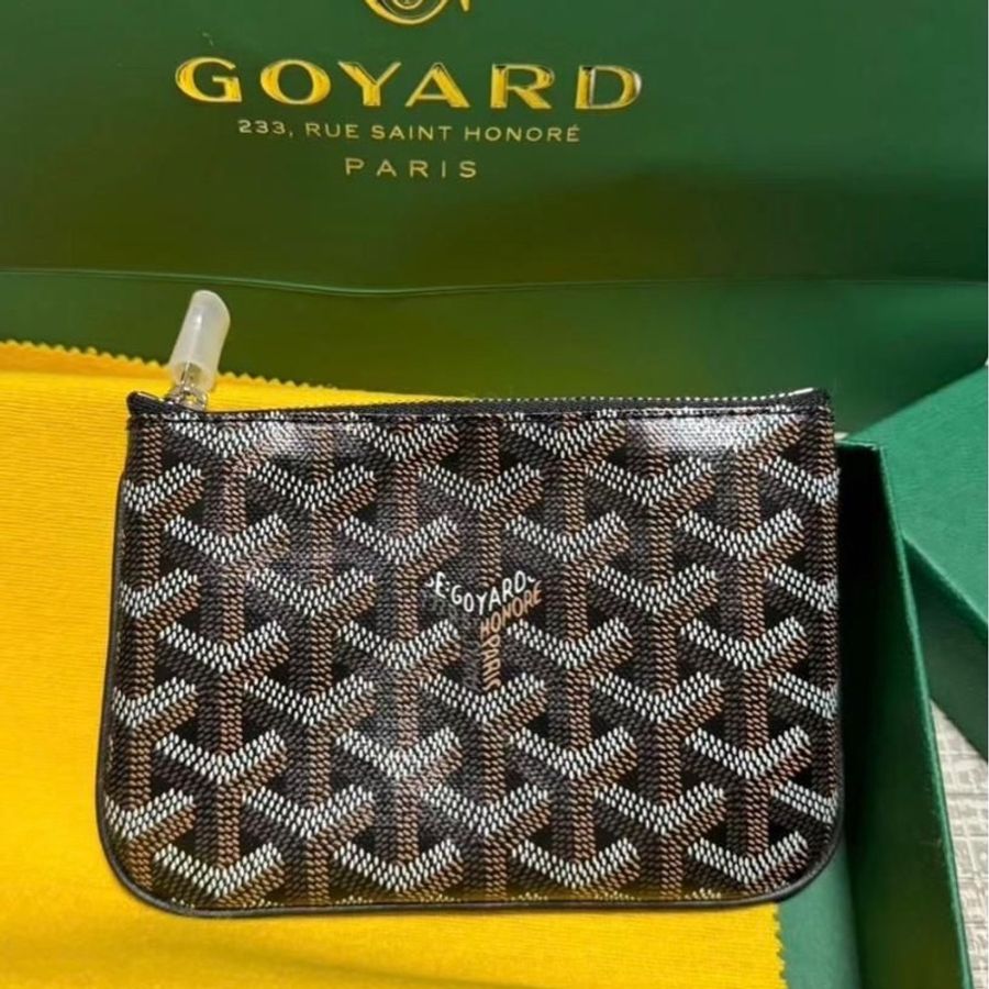 GOYARD 高雅德 經典滿版帆布拉鍊零錢-0