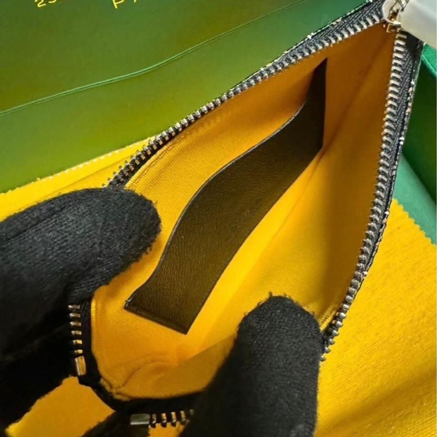 GOYARD 高雅德 經典滿版帆布拉鍊零錢-7