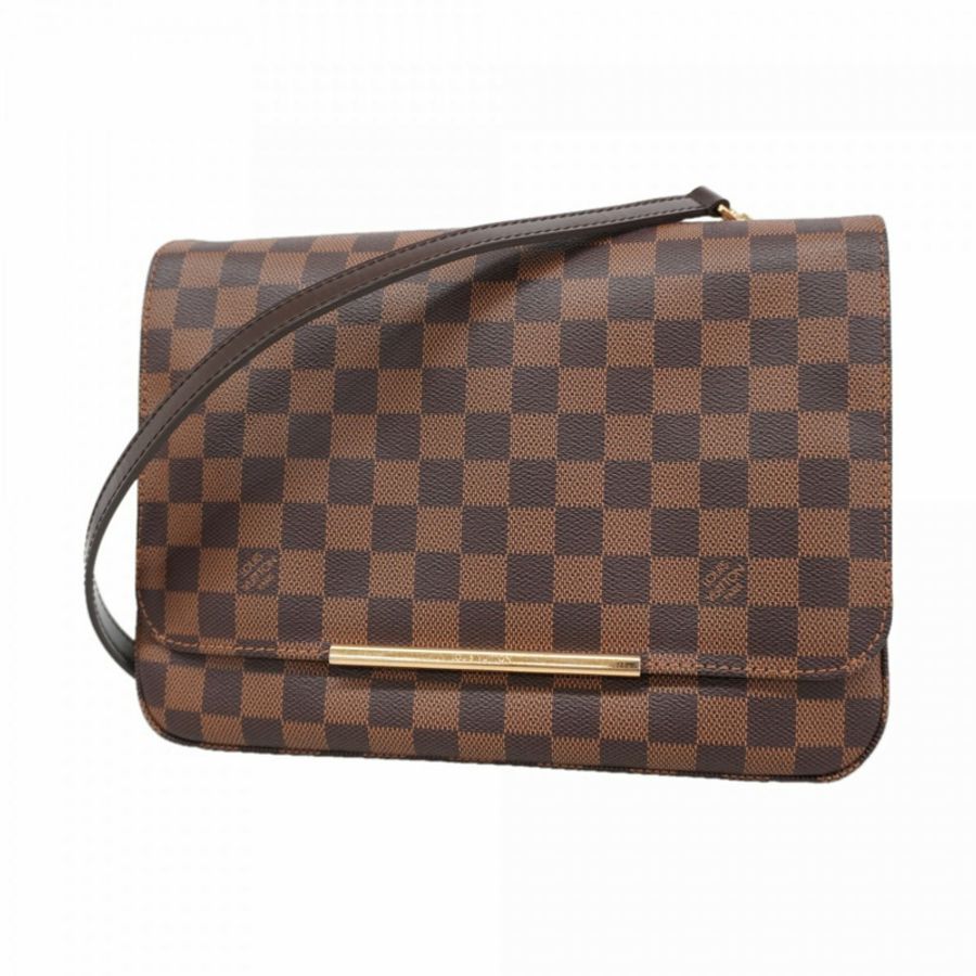 路易威登 Damier Hoxton GM 單背包 N41253 Ebene 女士-0