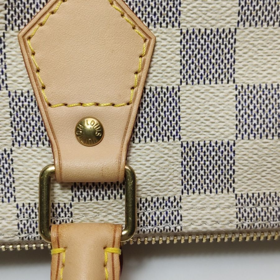 Louis Vuitton (LV) Speedy25棋盘格手提包-15