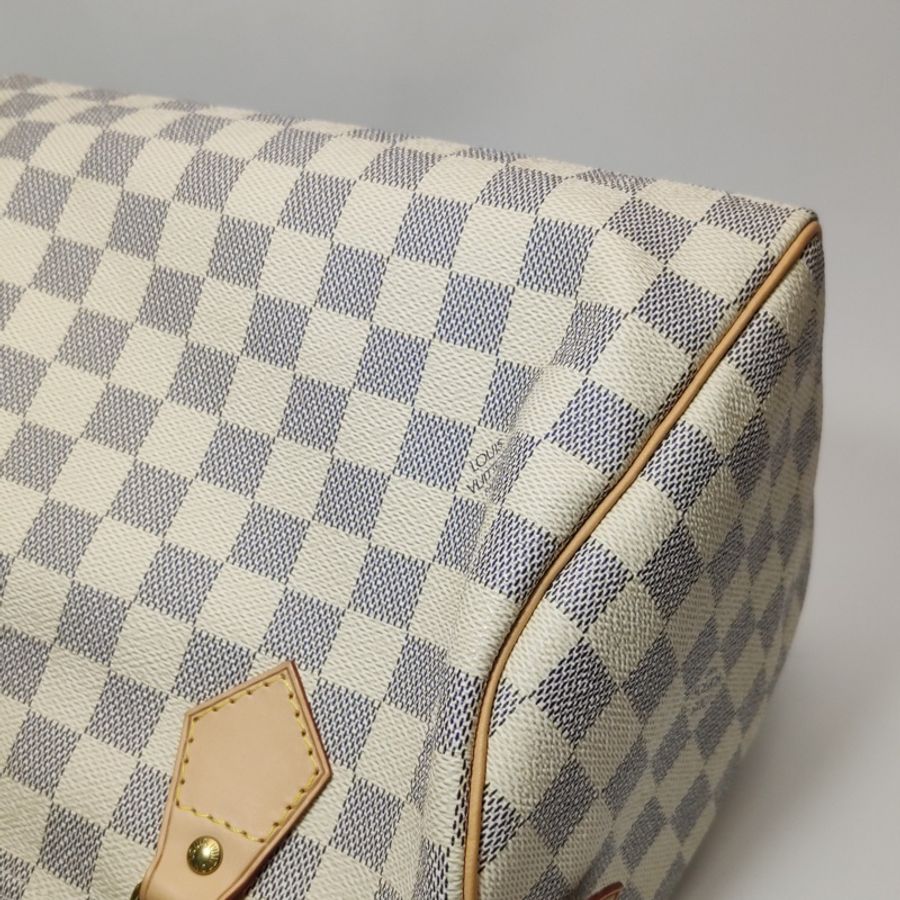 Louis Vuitton (LV) Speedy25棋盘格手提包-20
