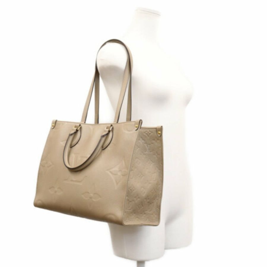 路易威登 M45607 Monogram Empreinte OnTheGo 中型手提包,Tourtrere(灰色),女士手提包-14