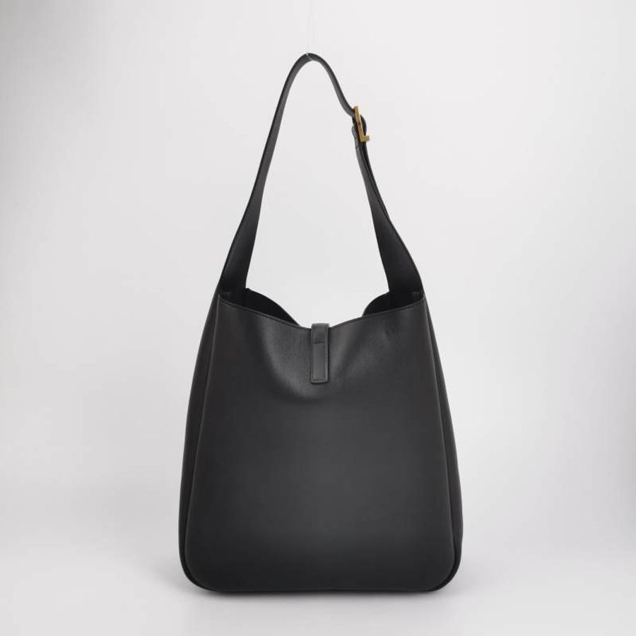 Saint Laurent LE 5 À 7大牛皮純色YSL標誌子母包單肩包-4