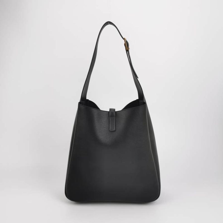 Saint Laurent LE 5 À 7大牛皮純色YSL標誌子母包單肩包-4