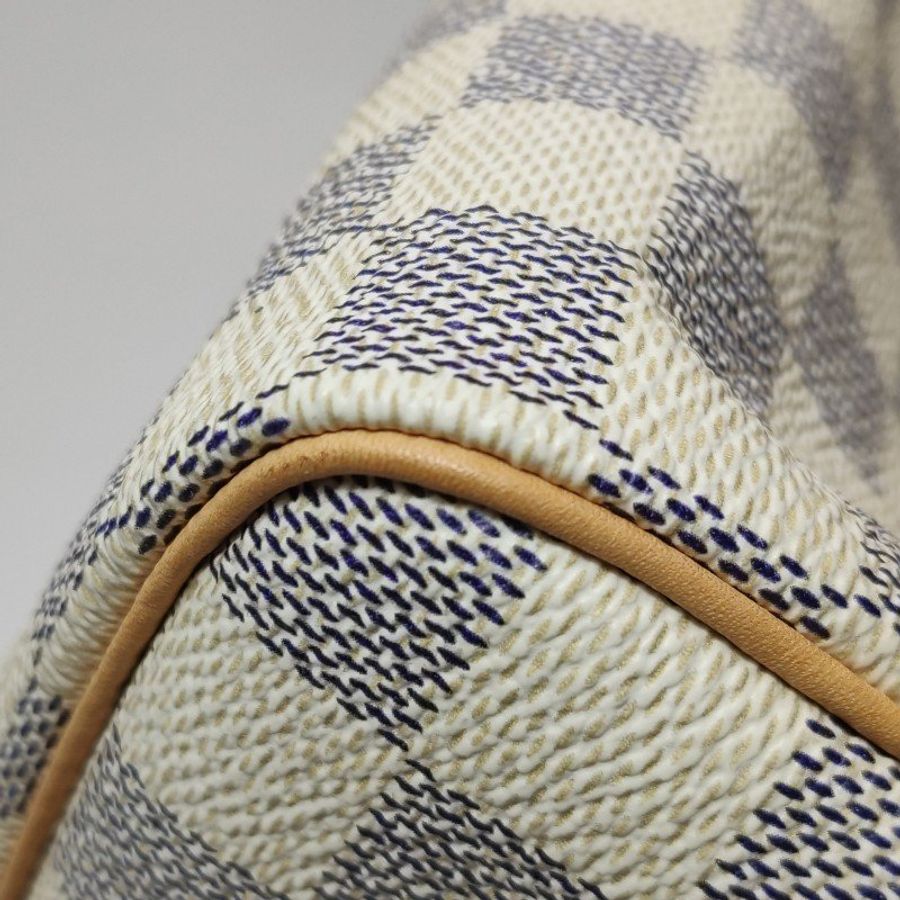 Louis Vuitton (LV) Speedy25植鞣革棋盤格波士頓包手提包-19