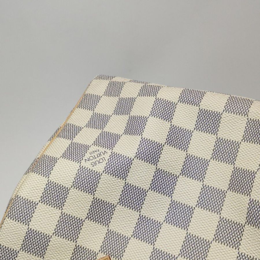 Louis Vuitton (LV) Speedy25植鞣革棋盤格波士頓包手提包-21