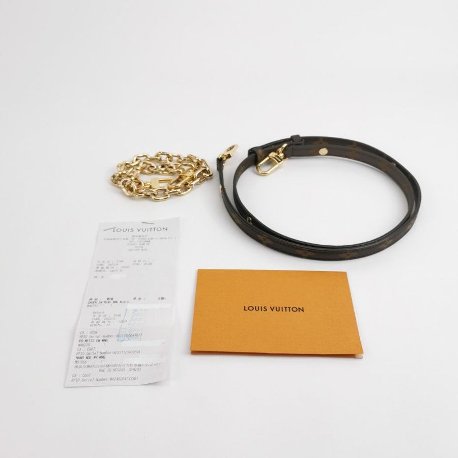 Louis Vuitton (LV) Pochette Metis East West植鞣革老花翻蓋斜背包單肩包晶片款-8