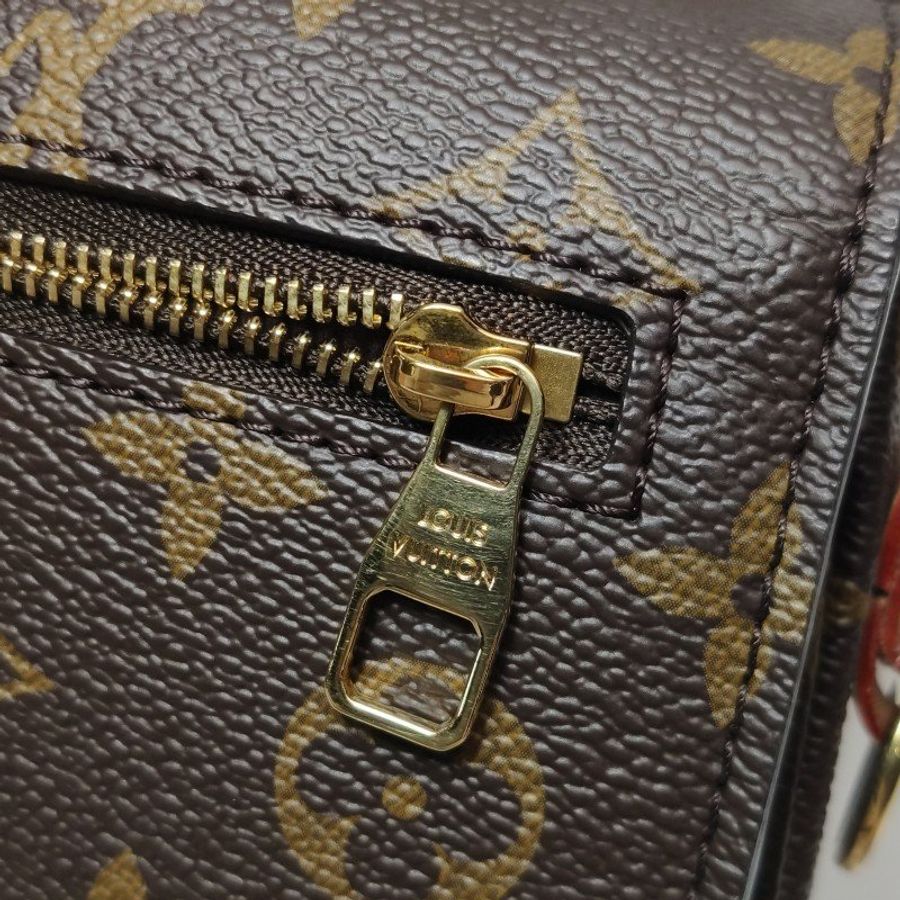 Louis Vuitton (LV) Pochette Metis East West植鞣革老花翻蓋斜背包單肩包晶片款-14