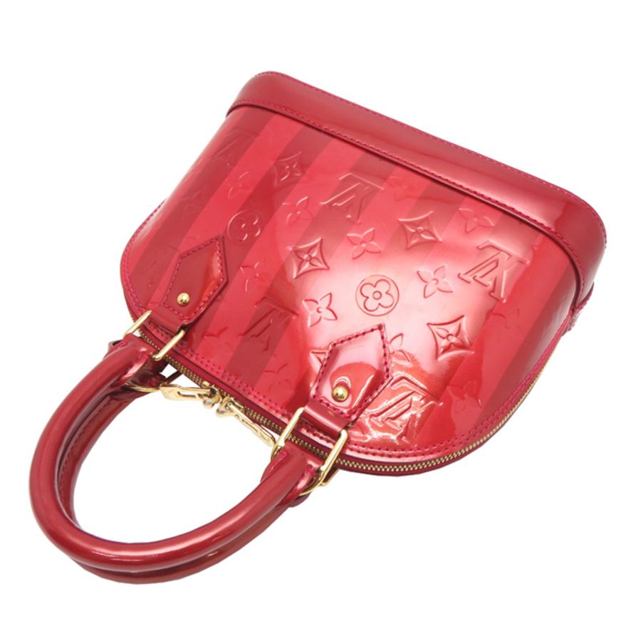 Louis Vuitton Alma BB 女士手袋 M91953 (已停產) Vernis Pomme d'Amour Ryures-3