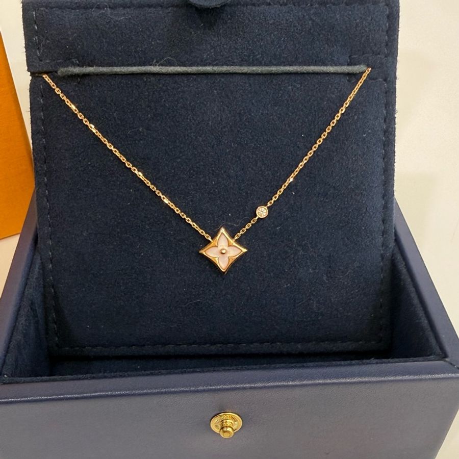 Lv color Blossom BBStar珍珠粉母貝項鍊-1