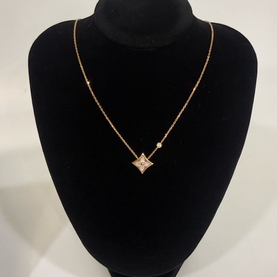 Lv color Blossom BBStar珍珠粉母貝項鍊-10