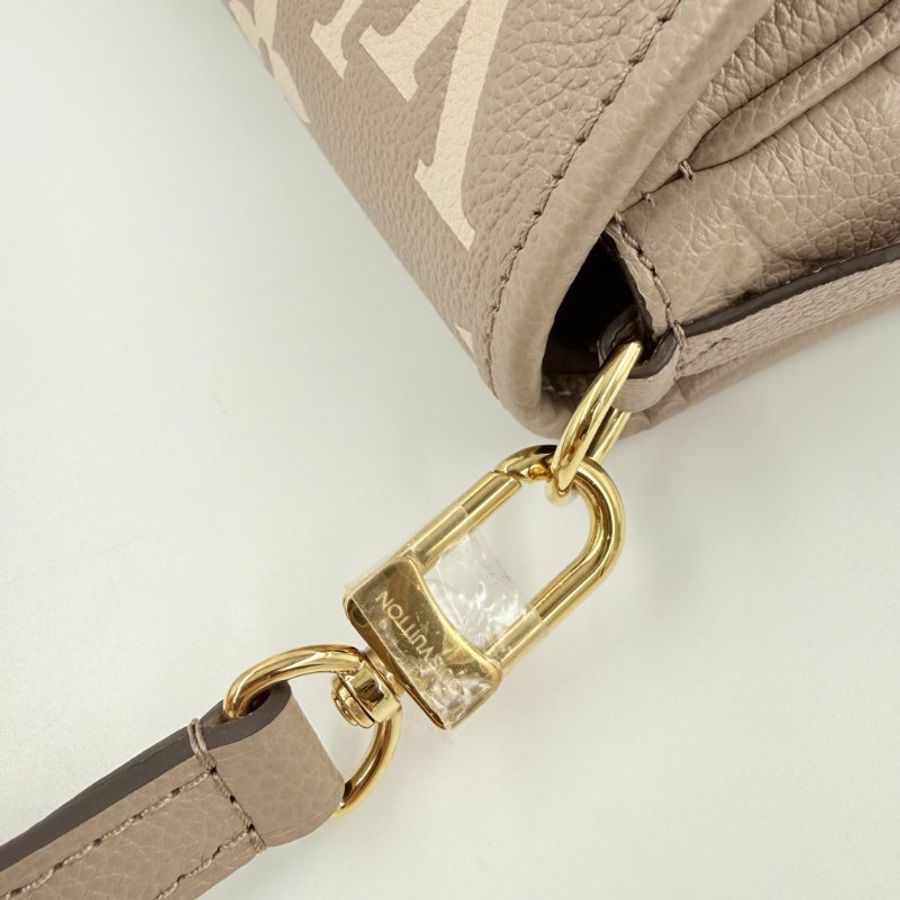Louis Vuitton - 斑鳩灰牛皮壓紋Diane金釦手提肩背包-15