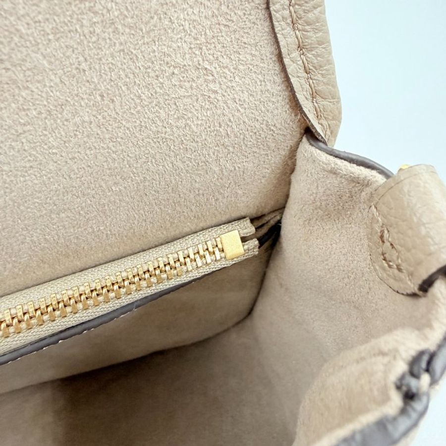 Louis Vuitton - 斑鳩灰牛皮壓紋Diane金釦手提肩背包-21