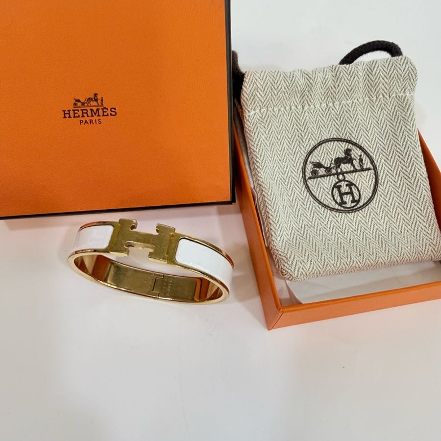 Hermes 白金鍅瑯ClicH手環PM-0