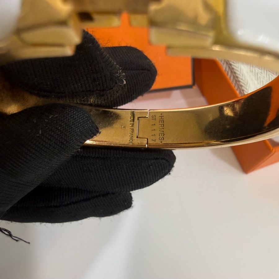 Hermes 白金鍅瑯ClicH手環PM-11