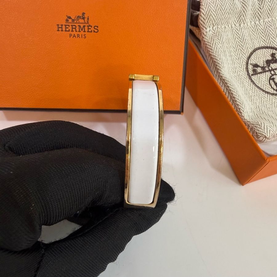 Hermes 白金鍅瑯ClicH手環PM-19