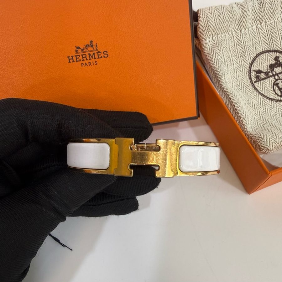 Hermes 白金鍅瑯ClicH手環PM-22