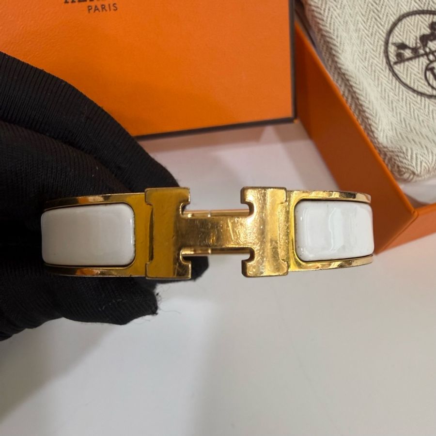 Hermes 白金鍅瑯ClicH手環PM-25