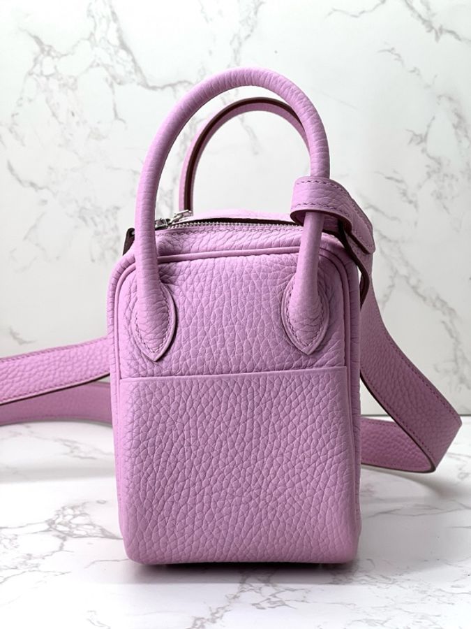 香緹國際精品 HERMES mini lindy 一代 錦葵紫 1125-2
