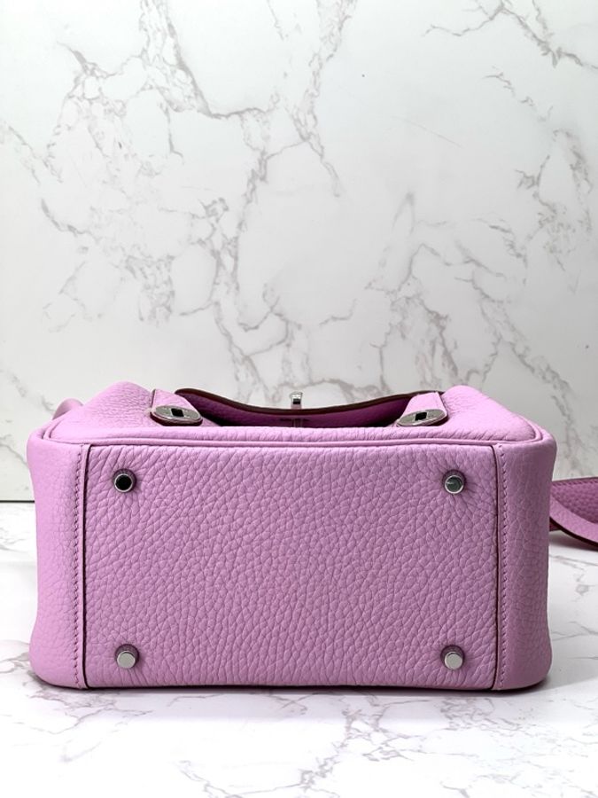 香緹國際精品 HERMES mini lindy 一代 錦葵紫 1125-4