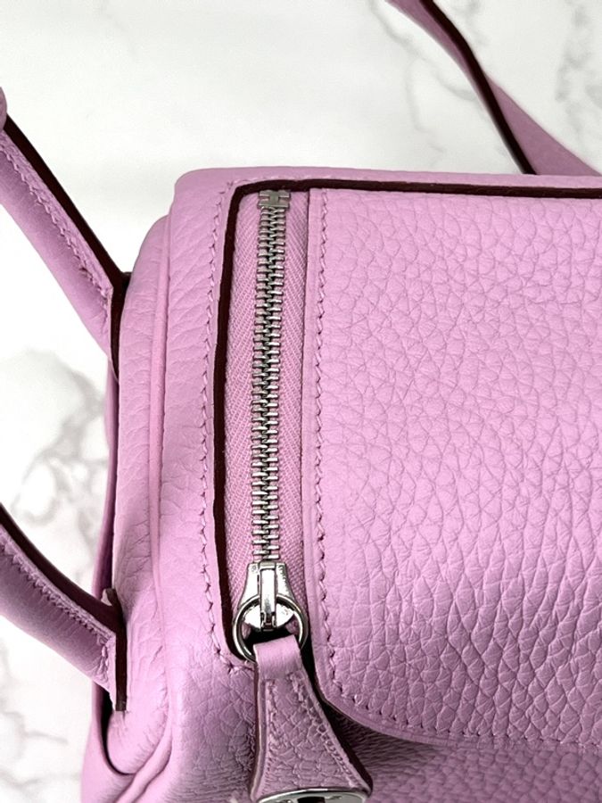 香緹國際精品 HERMES mini lindy 一代 錦葵紫 1125-13