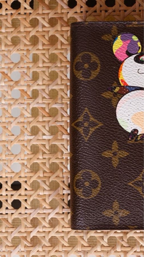 LV x 村上隆联名限定熊猫图案笔记夹-6