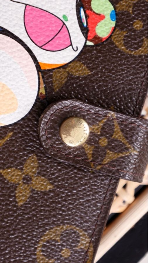 LV x 村上隆联名限定熊猫图案笔记夹-11