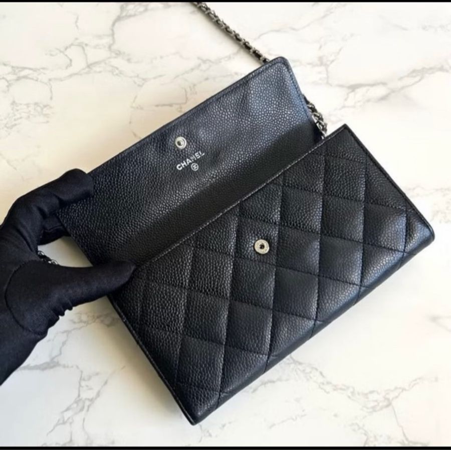 Chanel 長夾 woc加副廠鏈可側背-8