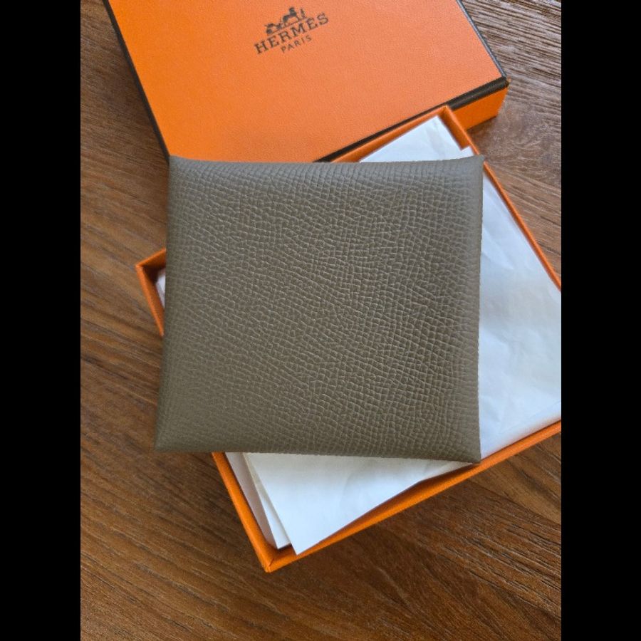 (全新閒置)Hermès Bastia 零錢包-2