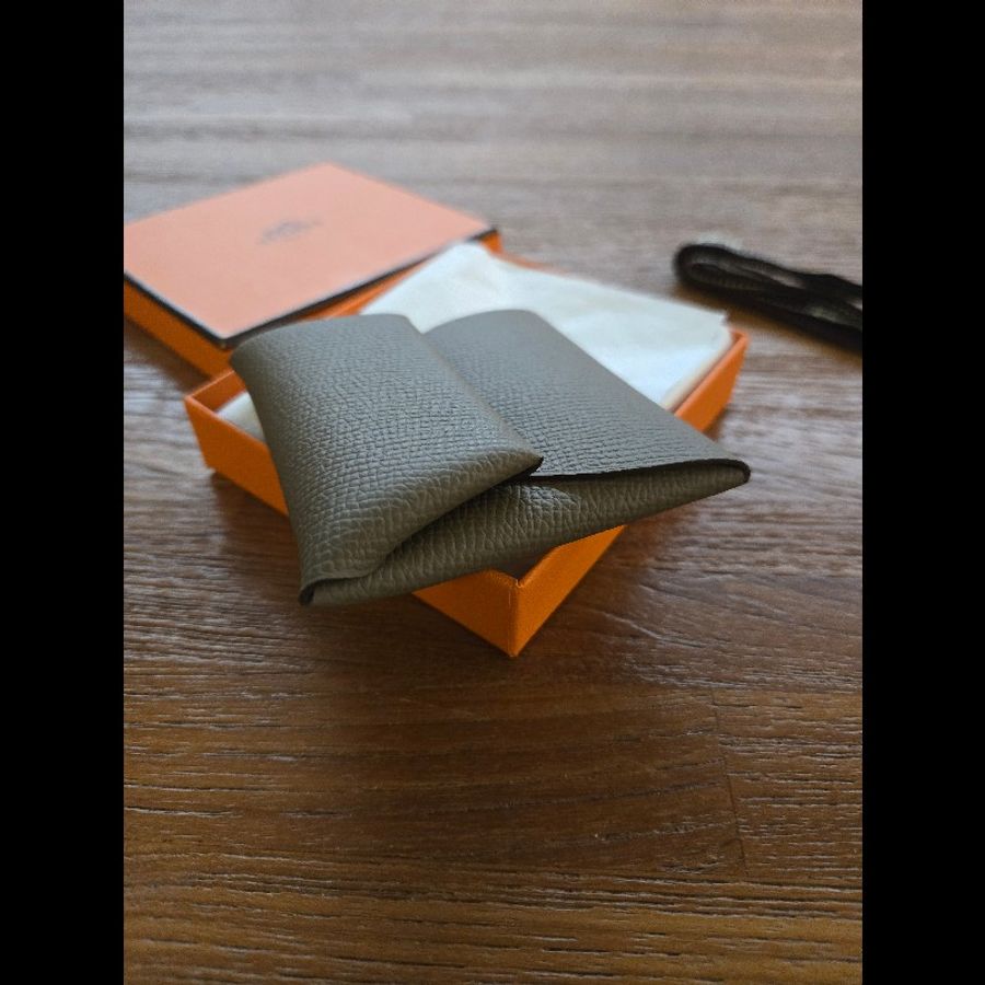 (全新閒置)Hermès Bastia 零錢包-3