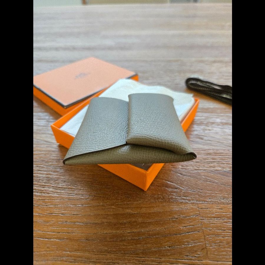 (全新閒置)Hermès Bastia 零錢包-5