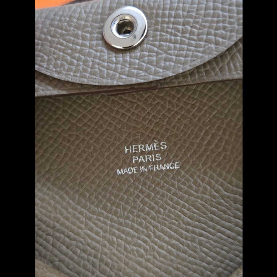 (全新閒置)Hermès Bastia 零錢包-11