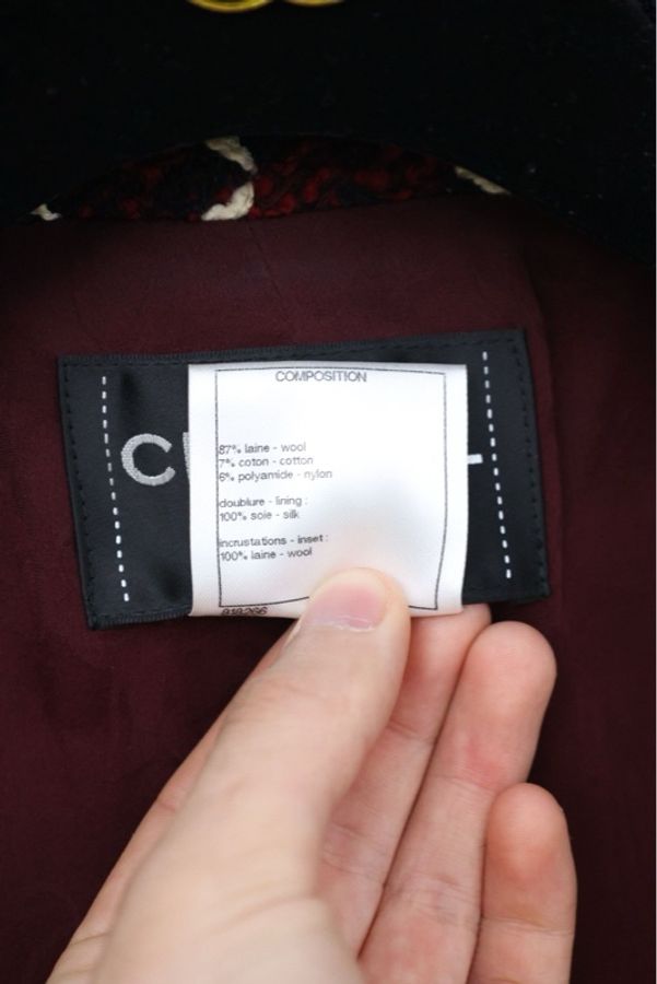 Chanel 15年秋冬餐厅系列小酒馆红色格纹粗花呢两口袋外套-16
