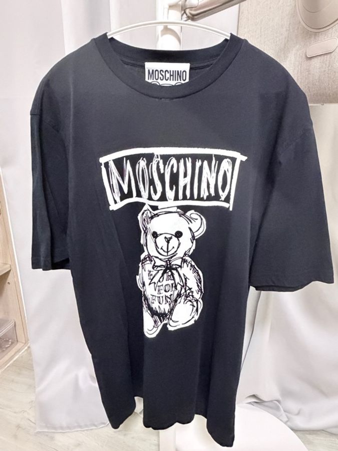 Moschino黑色小熊T-shirt-0