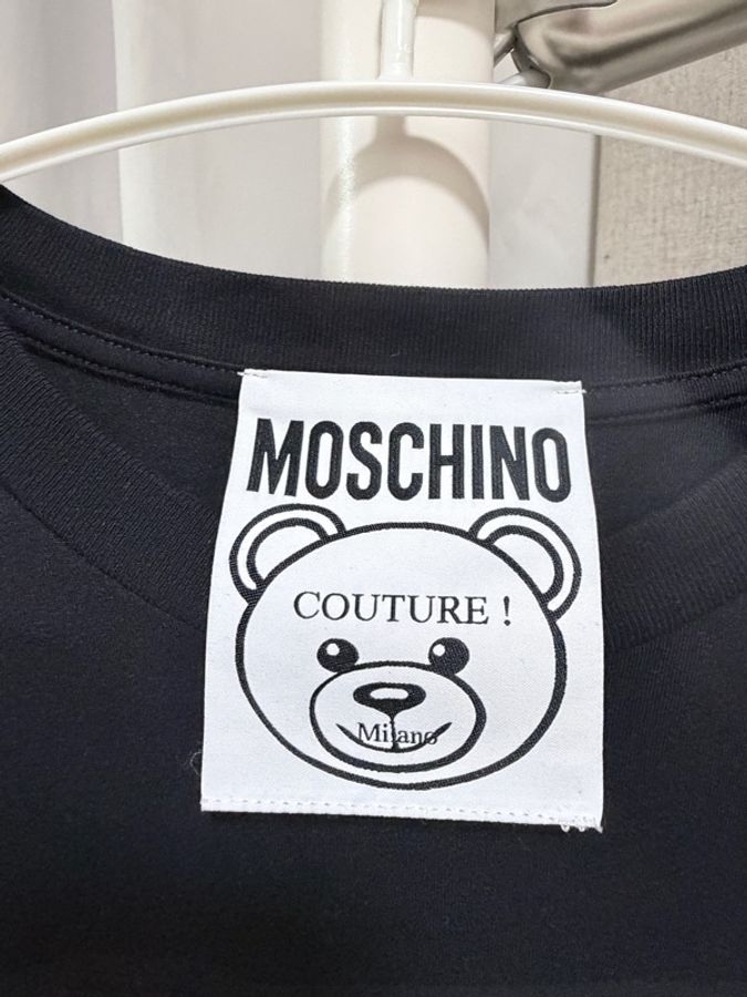 Moschino黑色小熊T-shirt-1