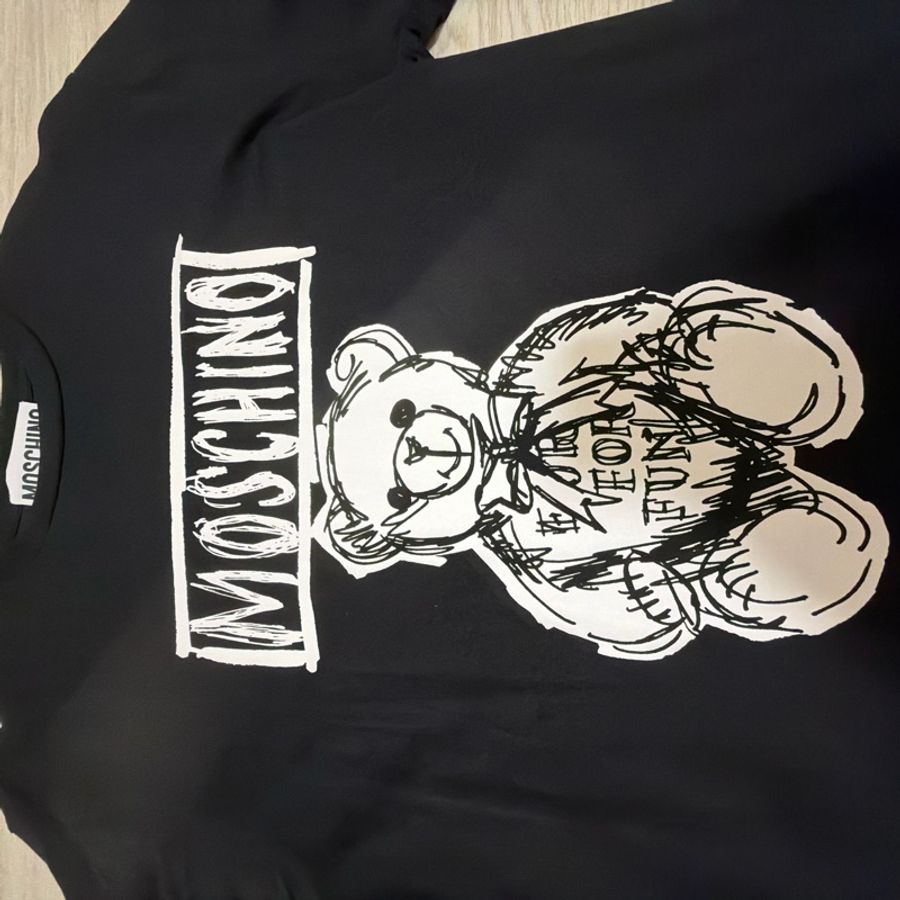 Moschino黑色小熊T-shirt-3