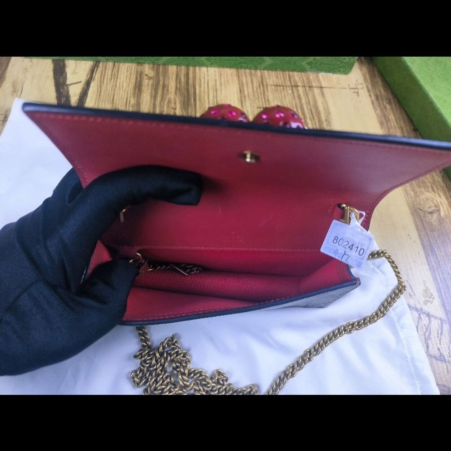 gucci 古馳 櫻桃包。-7