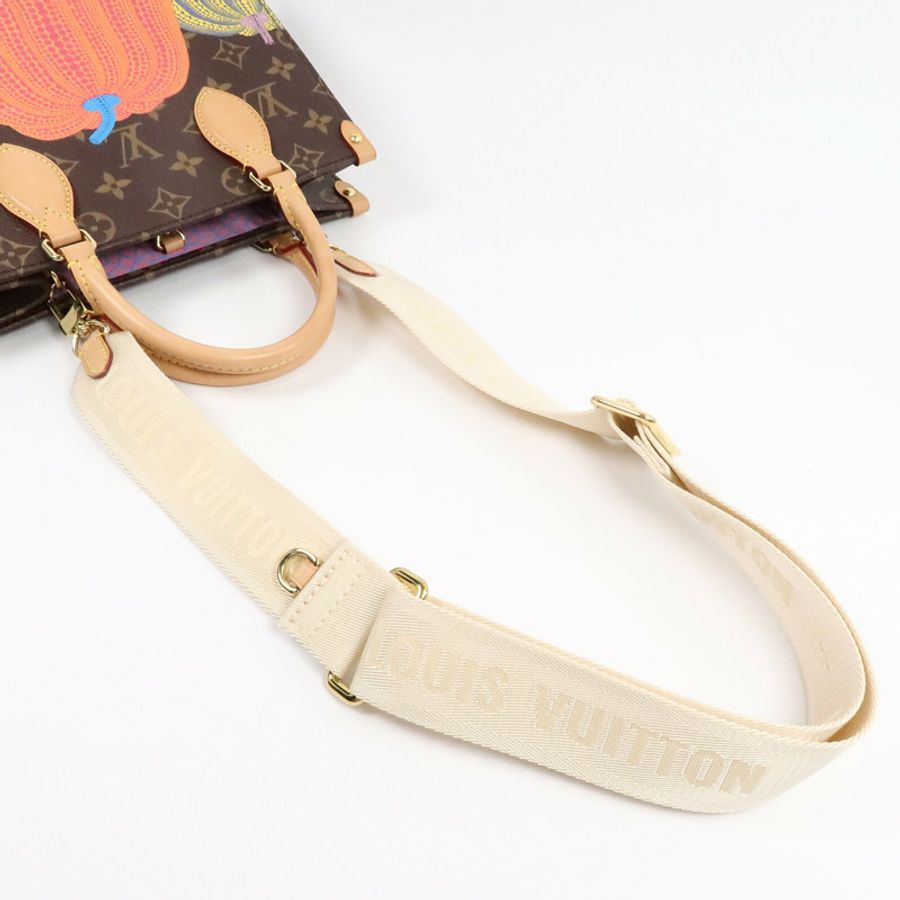 LOUIS VUITTON Monogram Reverse LV x YK OnTheGo PM手挽肩背兩用袋-7