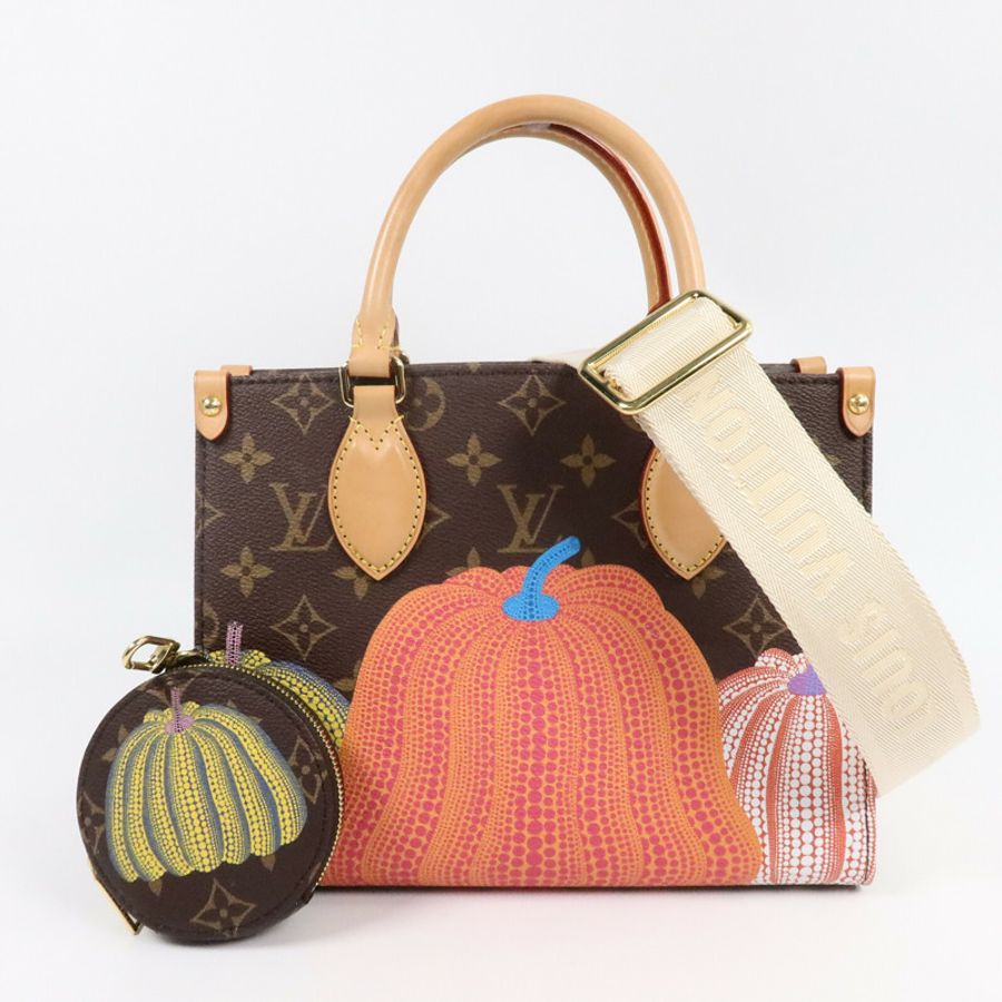 LOUIS VUITTON Monogram Reverse LV x YK OnTheGo PM手挽肩背兩用袋-8