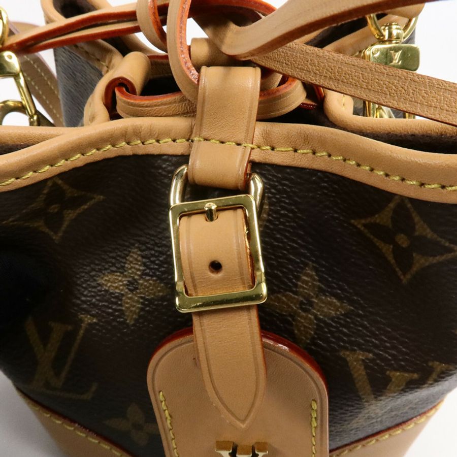 LOUIS VUITTON Monogram Noe Purse 金扣肩背袋-6
