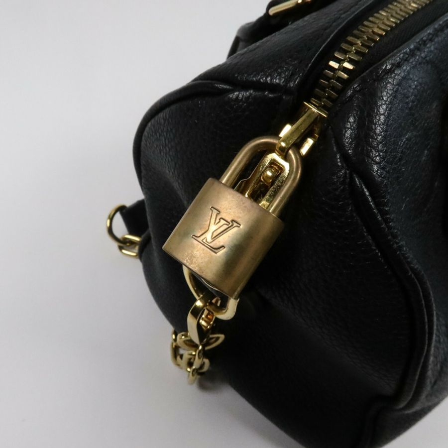 LOUIS VUITTON Monogram Empreinte Speedy Bandouliere 20手挽肩背兩用袋-6
