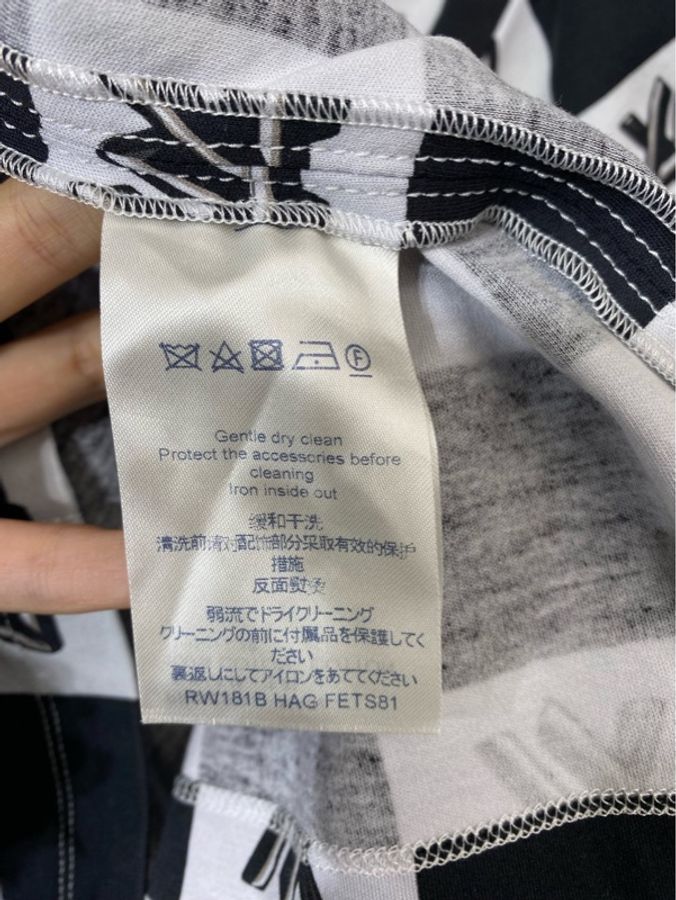 【99新】Louis Vuitton LV 短袖 tee 黑白棋盤格 鏈條-4
