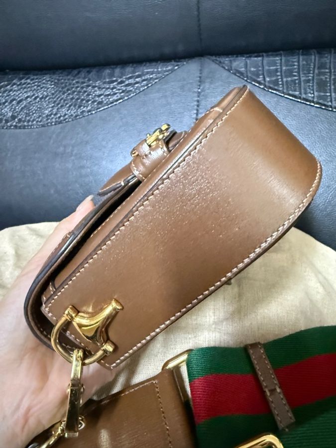 Gucci 1955兩用包 超美的啦 兩用包 全配-3