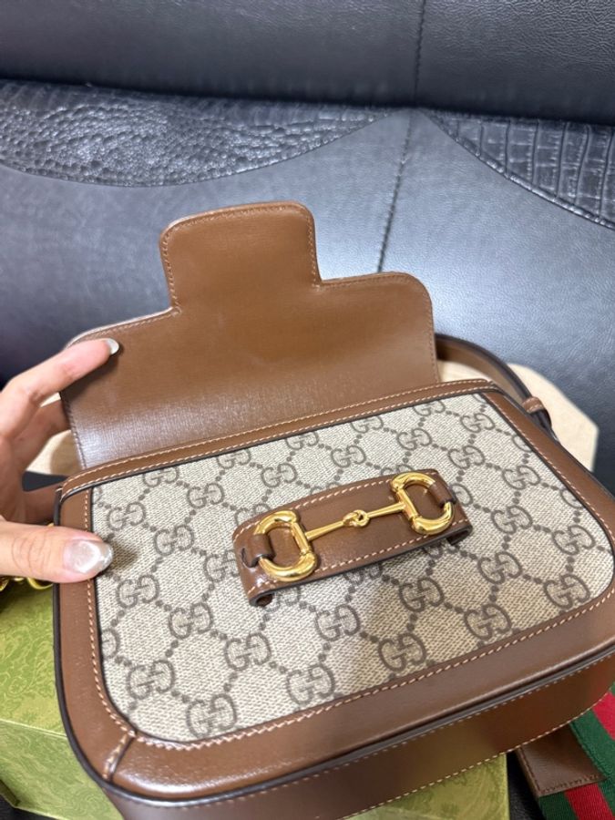 Gucci 1955兩用包 超美的啦 兩用包 全配-15