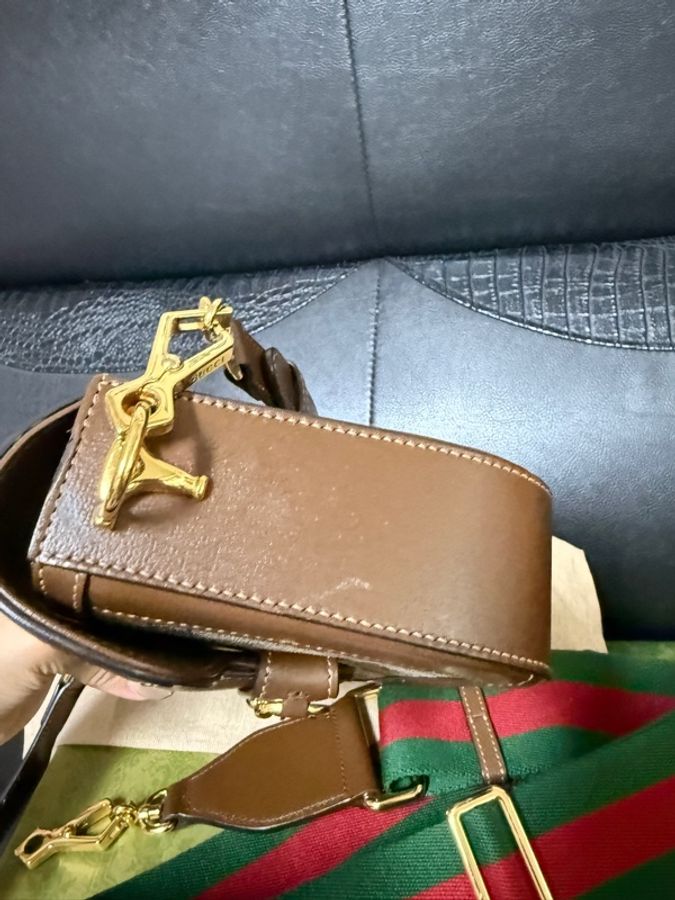 Gucci 1955兩用包 超美的啦 兩用包 全配-17