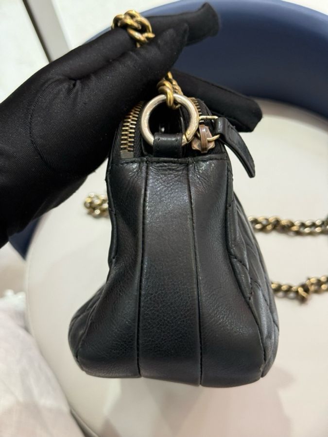Chanel/香奈兒 金幣相機包單肩腋下包 17開 尺寸:24.5*14.5-7